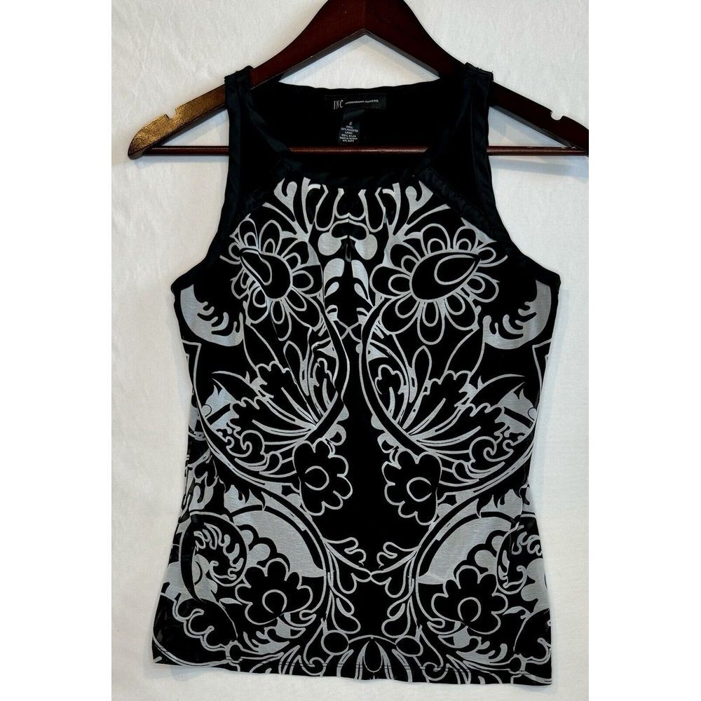 INC international concepts womens Blouse Sleeveless Sz S